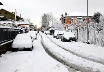 NEVICATA A ROMA