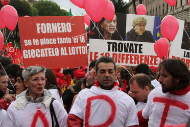 MANIFESTAZIONE CGIL IN DIFESA ARTICOLO 18