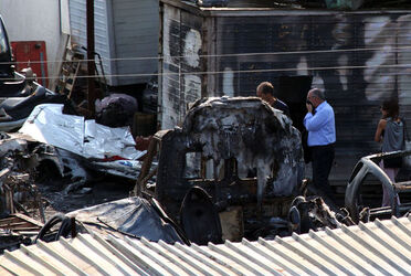 AEREO PRECIPITATO SU SFASCIACARROZZE