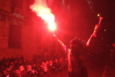 MANIFESTAZIONE LAVORATORI ALCOA MANIFESTAZIONE LAVORATORI ALCOA