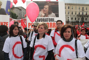 MANIFESTAZIONE CGIL IN DIFESA ARTICOLO 18