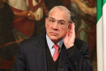 INCONTRO ANGEL GURRIA MARIO MONTI