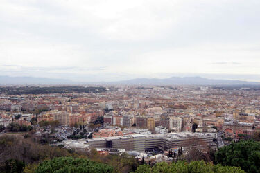 ROMA TERRENO AGRICOLO VISTO DALL ALTO ROMA TERRENO AGRICOLO VISTO DALL ALTO