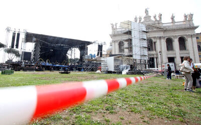 PREPARATIVI CONCERTO 1&deg; MAGGIO