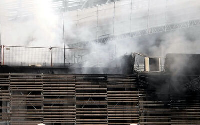 INCENDIO STAZIONE TIBURTINA INCENDIO STAZIONE TIBURTINA