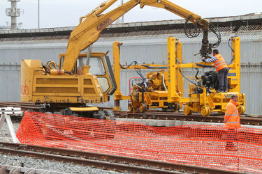 LAVORI ALLA STAZIONE CENTRALE DI NAPOLI