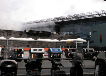 INCENDIO STAZIONE TIBURTINA INCENDIO STAZIONE TIBURTINA