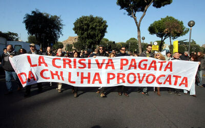 MANIFESTAZIONE STUDENTI E COBAS
