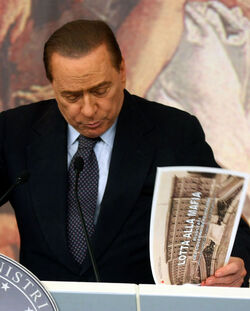 CONFERENZA STAMPA SILVIO BERLUSCONI