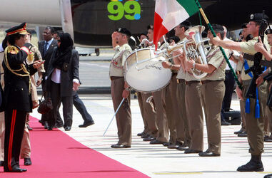 ARRIVO DI MOHAMMAD GHEDDAFI IN ITALIA ARRIVO DI MOHAMMAD GHEDDAFI IN ITALIA