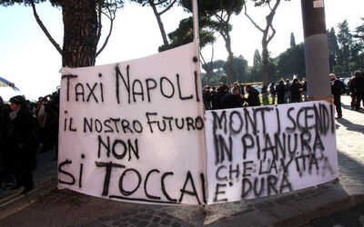 MANIFESTAZIONE TASSISTI