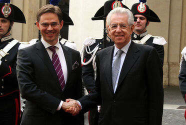 INCONTRO JYRKI KATAINEN MARIO MONTI