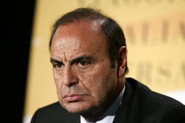 Rome 20th november 2008 Presentazione libro viaggio in un Italia diversa di Bruno Vespa In the picture Bruno Vespa Journalist Author of Book photo by ©AlessandroMeoli StudioFranceschin