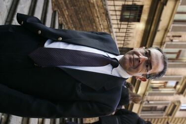 Rome 26th November 2008 MOBILITA SOSTENIBILE In the picture Franco Del Manso Responsible Ambiental Office and Tecnic Unione Petrolifera Foto by &copy;AlessandroMeoli StudioFranceschin