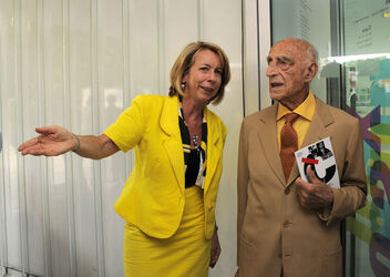 Chiasso inaugurazione mostra Gillo Dorfles