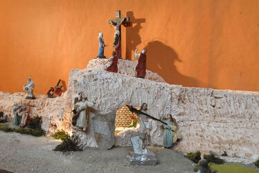 Bellinzona presepe pasquale al Sacro Cuore