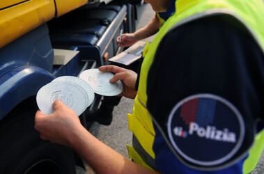 San Vittore controlli traffico pesante