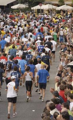 Podismo partenza Stralugano 2007