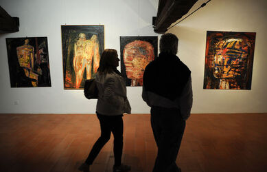 Ivo Soldini vernissage mostra Dipinti