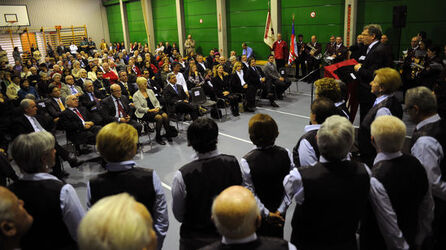 Canobbio ricevimento ambasciatore Bernardino Regazzoni