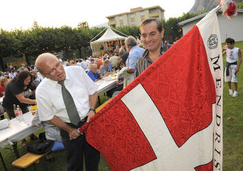 Mendrisio Festa 1&deg; agosto allocuzione Luigi Pedrazzini