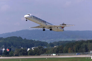 Svizzera Swissair e aereoporto Zurigo Kloten