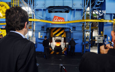 Biasca inaugurazione della nuova linea di produzione SMB