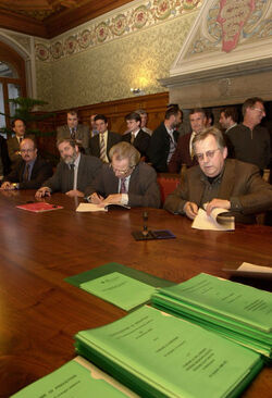 Bellinzona firma convenzione AET Bellinzona firma convenzione AET