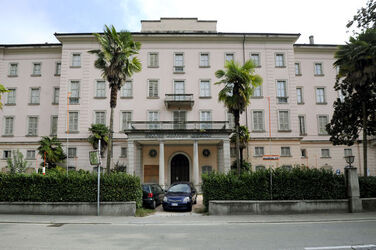 Muralto modine all albergo Gran Hotel