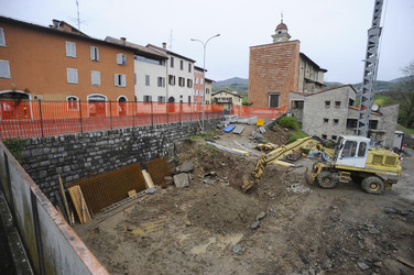 Genestrerio cantiere sagrato Chiesa