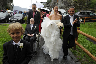 Santa Maria Calanca matrimonio sindaco Brenno Martignoni e Stefania Polti Santa Maria Calanca matrimonio sindaco Brenno Martignoni e Stefania Polti