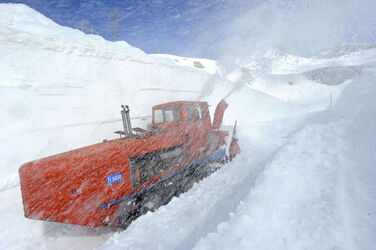 Passo della Novena sgombero neve