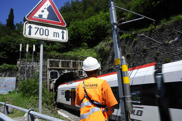 Maroggia sorveglianza linea ferroviaria