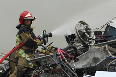 Biasca incendio discarica