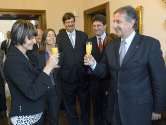 Lugano ricevimento Presidente della Confederazione