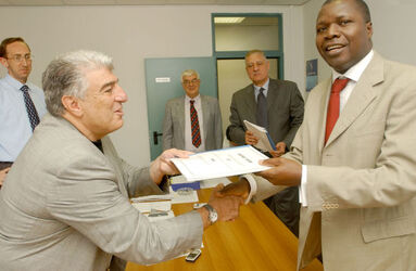 Rancate ricevimento ministro Costa d Avorio