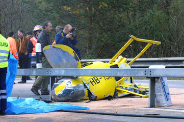 San Vittore incidente elicottero