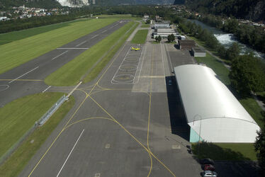 Lodrino veduta panoramica aeroporto