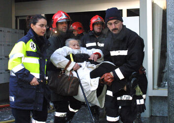 Chiasso incendio via S.Gottardo