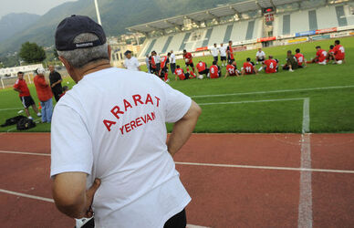 Calcio allenamento FC Ararat Yerevan