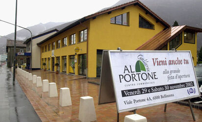Bellinzona centro commerciale Al Portone inaugurazione