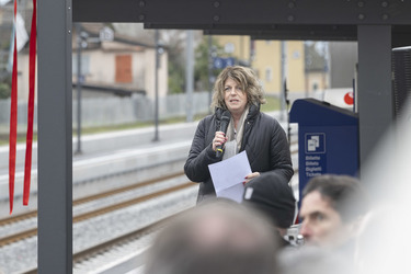 Minusio inaugurazione nuova fermata ferroviaria regionale