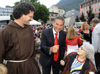 Bellinzona primo agosto festa nazionale in Piazza del Sole
