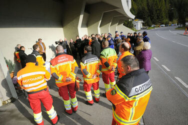 Airolo 10&deg; anniversario commemporazione incidente galleria del San Gottardo
