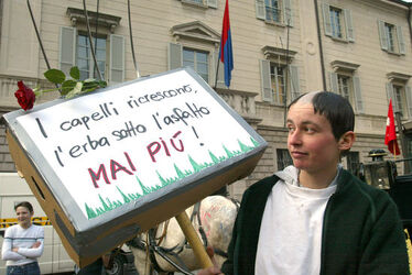 Bellinzona manifestazione contadini