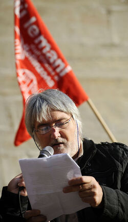 Bellinzona manifestazione cantonale contro il dumping salariale e sociale