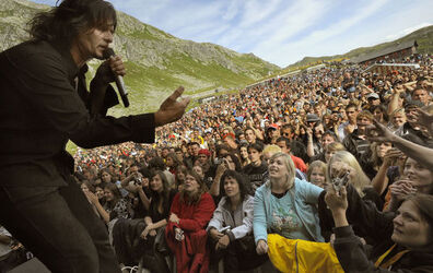 Passo San Gottardo Harley on Gotthard Open Air