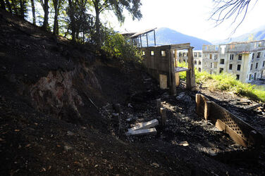 Agra incendio ex sanatorio