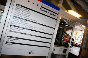 Lugano insegne Ministero pubblico e della giustizia