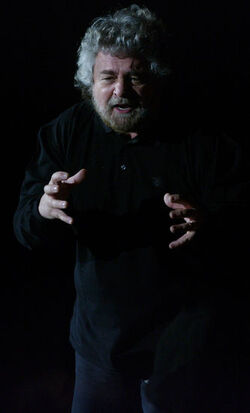 Bellinzona spettacolo comico Beppe Grillo